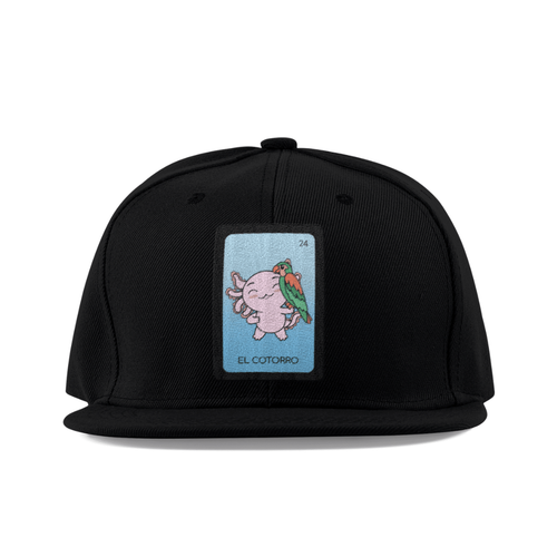 Gorra Unisex Plana Axoloteria El Cotorro Ajolote