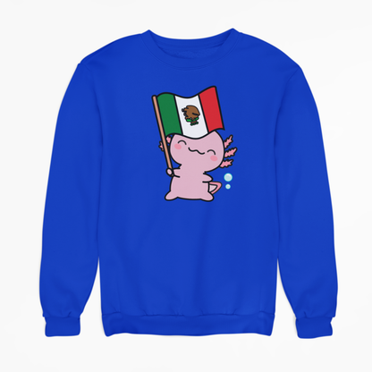 Sudadera Ajolote Y Su Bandera Xo The Monster