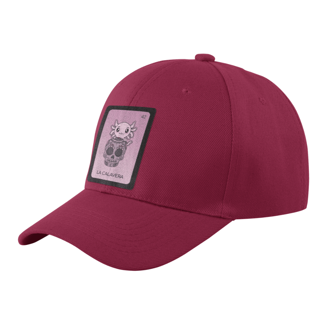 Gorra Unisex Curva Axoloteria La Calavera Ajolote