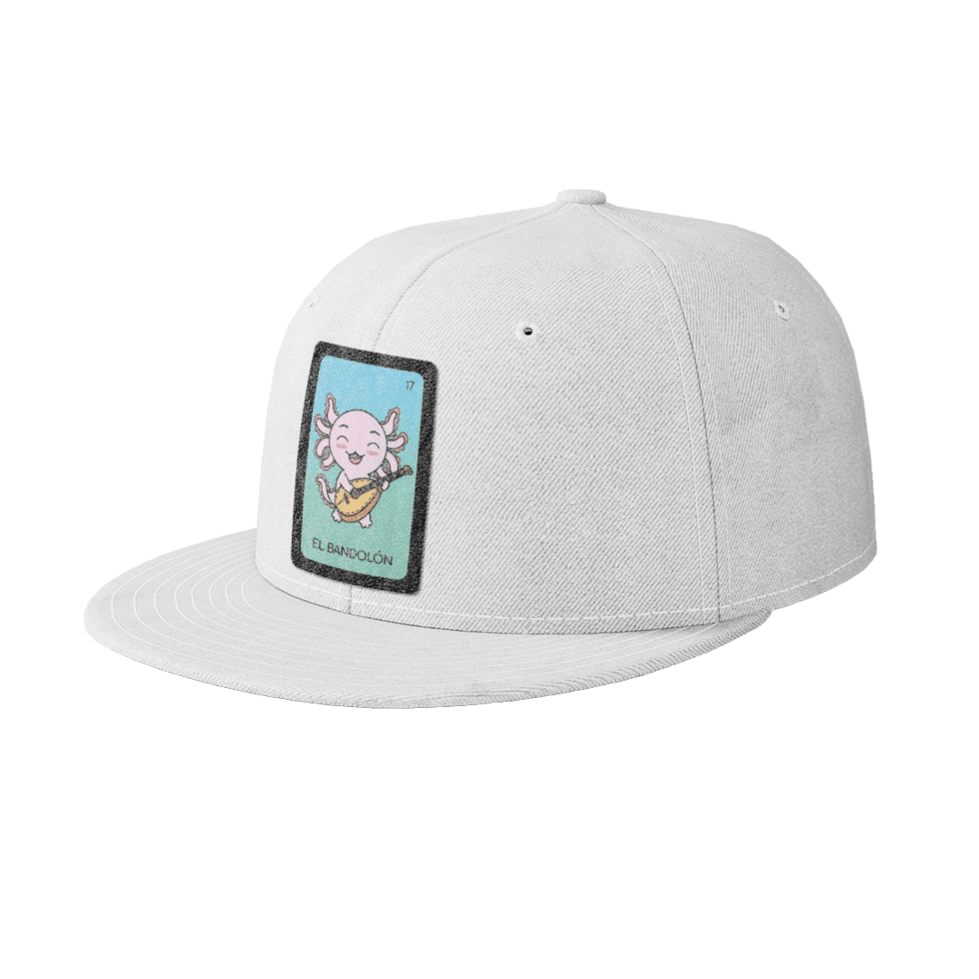 Gorra Unisex Plana Axoloteria El Bandolón Ajolote