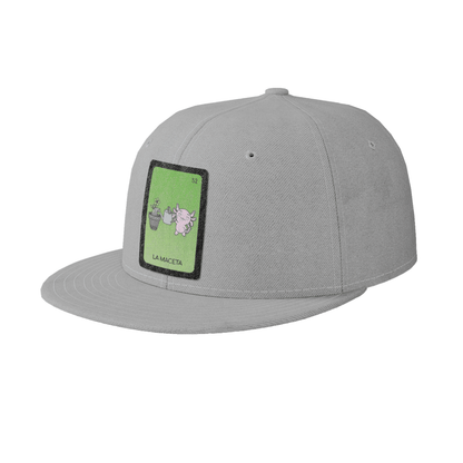 Gorra Unisex Plana Axoloteria La Maceta Ajolote