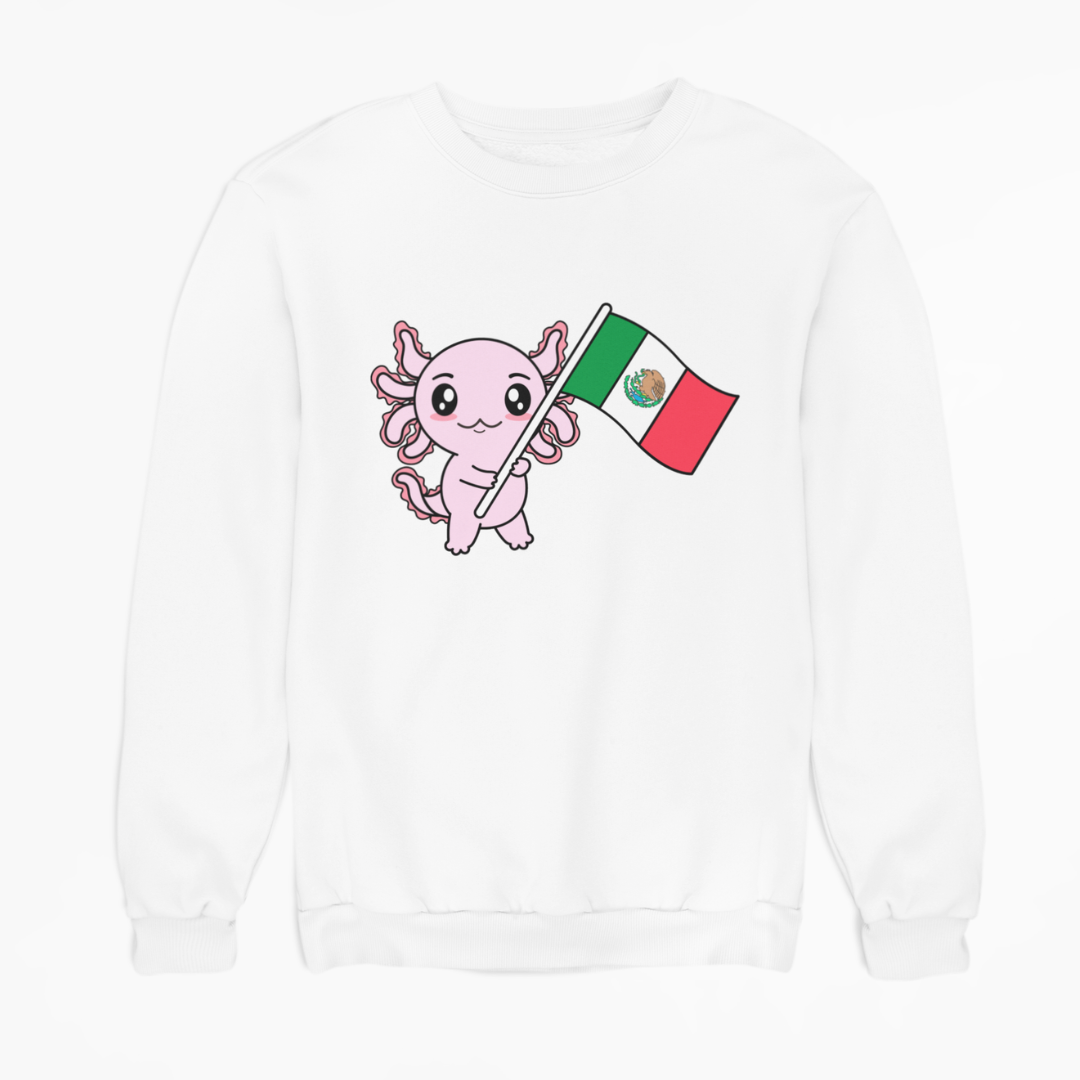 Sudadera Axolotzin Bandera Ajolote Unisex