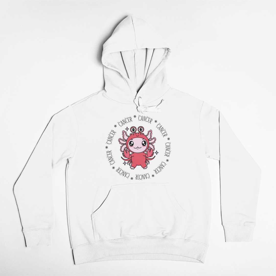 Hoodie Axolotzin Horóscopos Aro Cancer Ajolote Unisex