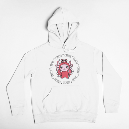 Hoodie Axolotzin Horóscopos Aro Cancer Ajolote Unisex