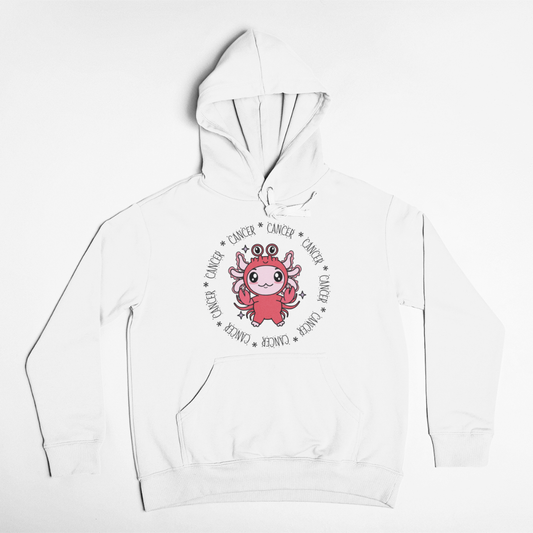 Hoodie Axolotzin Horóscopos Aro Cancer Ajolote Unisex