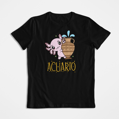 Playera Axolotzin Horoscopos Nombre Acuario Ajolote