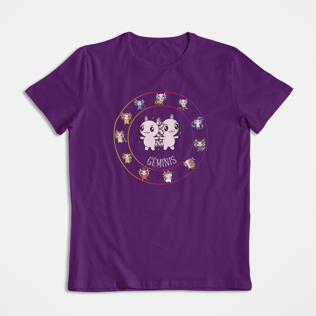 Playera Horoscopos Geminis Axolotzin Ajolote