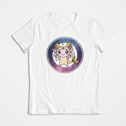Playera Axolotzin Horoscopos Galaxy Capricornio Ajolote