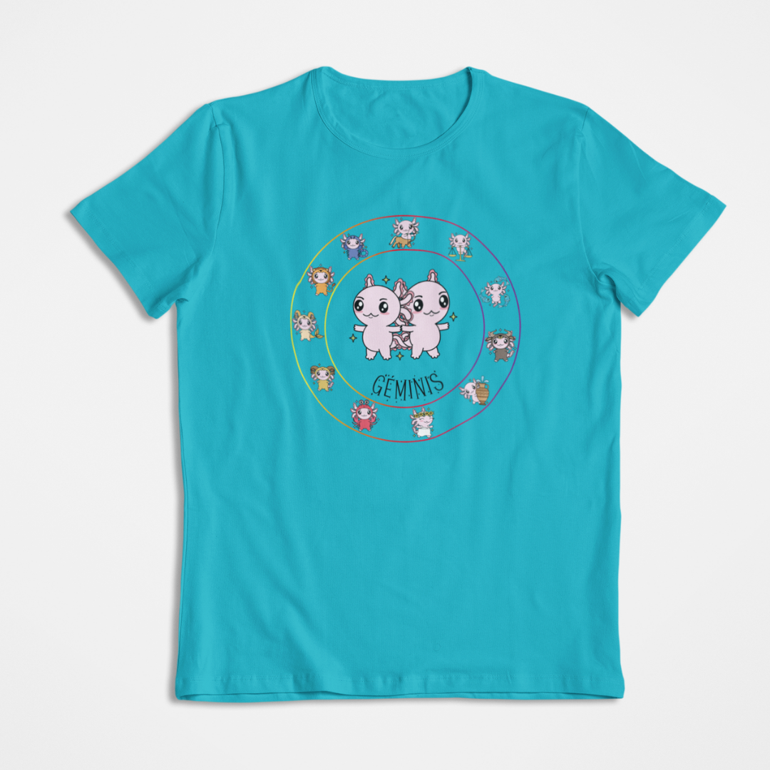 Playera Horoscopos Geminis Axolotzin Ajolote