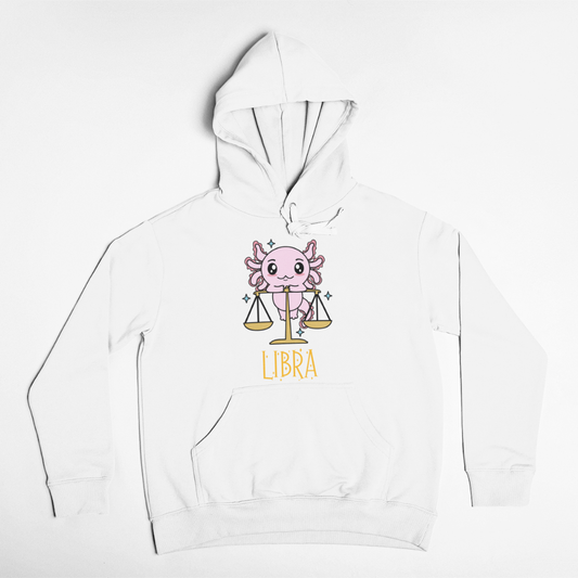 Hoodie Axolotzin Horóscopos Nombre Libra Ajolote Unisex
