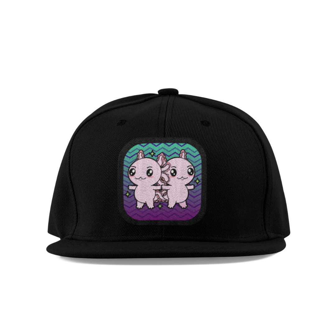 Gorra Unisex Plana Axolotzin Horoscopos Géminis Ajolote