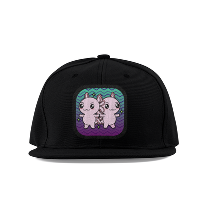 Gorra Unisex Plana Axolotzin Horoscopos Géminis Ajolote