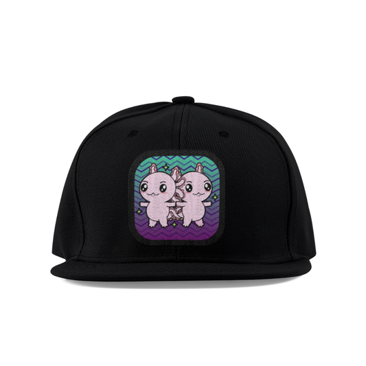 Gorra Unisex Plana Axolotzin Horoscopos Géminis Ajolote