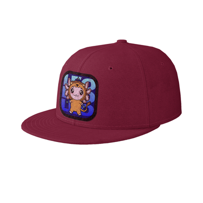 Gorra Unisex Plana Axolotzin Horoscopos Leo Ajolote