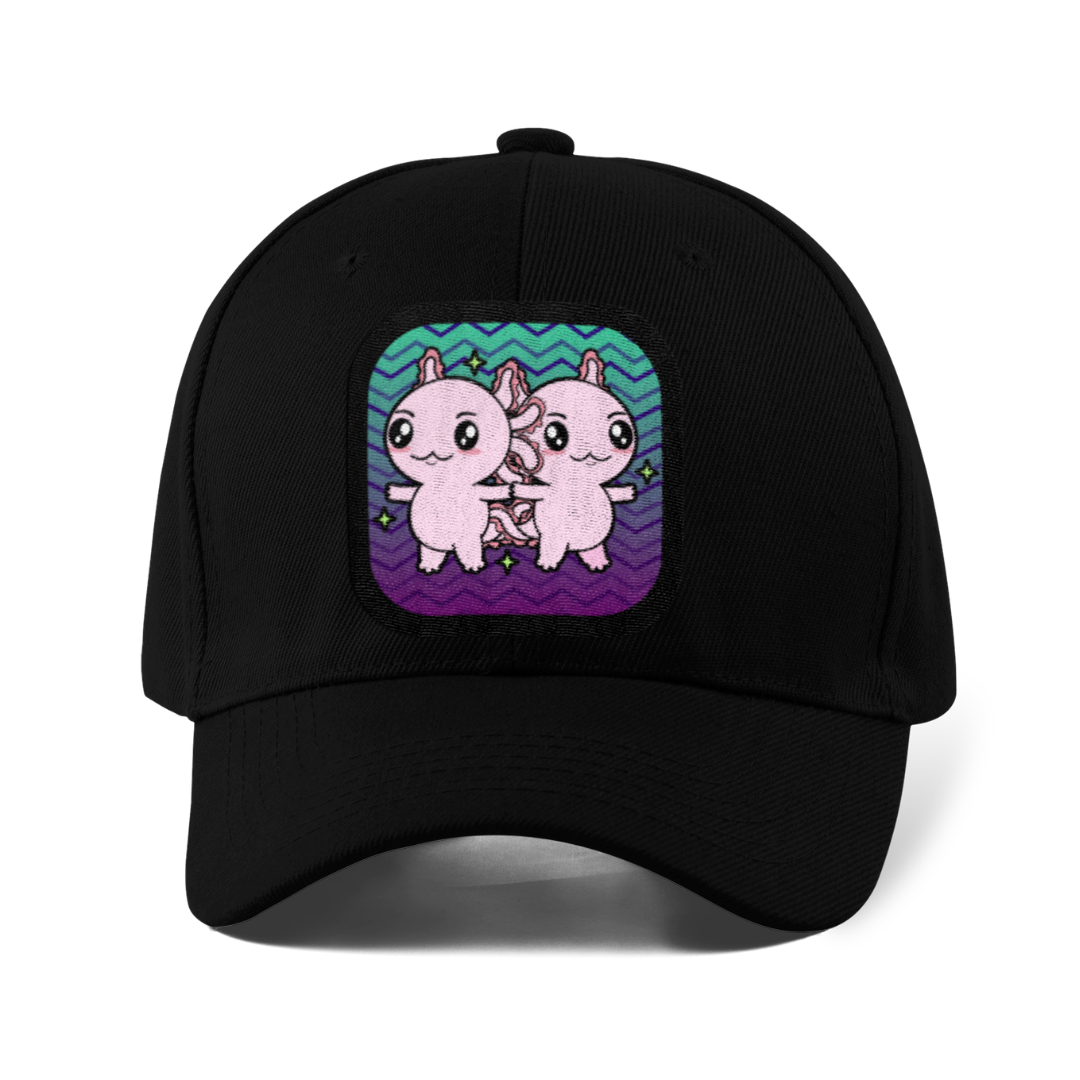 Gorra Unisex Curva Axolotzin Horoscopos Géminis Ajolote