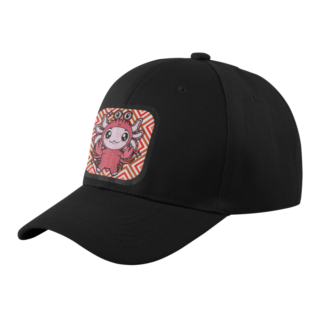 Gorra Unisex Curva Axolotzin Horoscopos Cáncer Ajolote