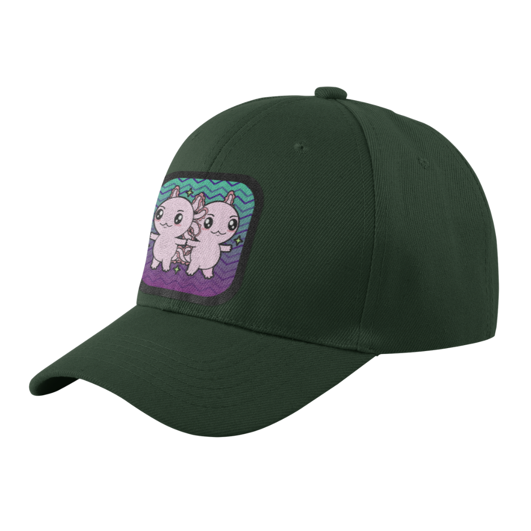 Gorra Unisex Curva Axolotzin Horoscopos Géminis Ajolote