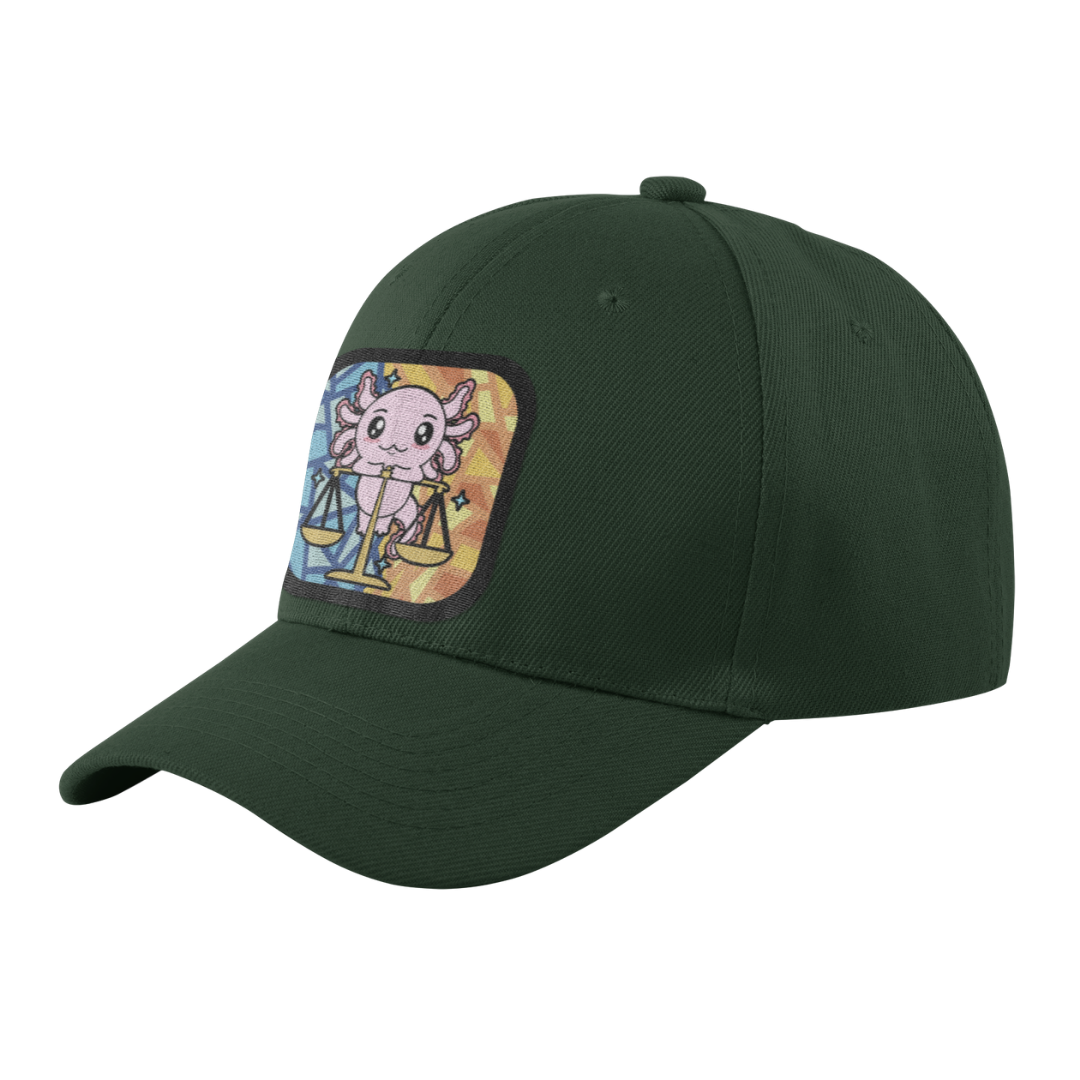 Gorra Unisex Curva Axolotzin Horoscopos Libra Ajolote