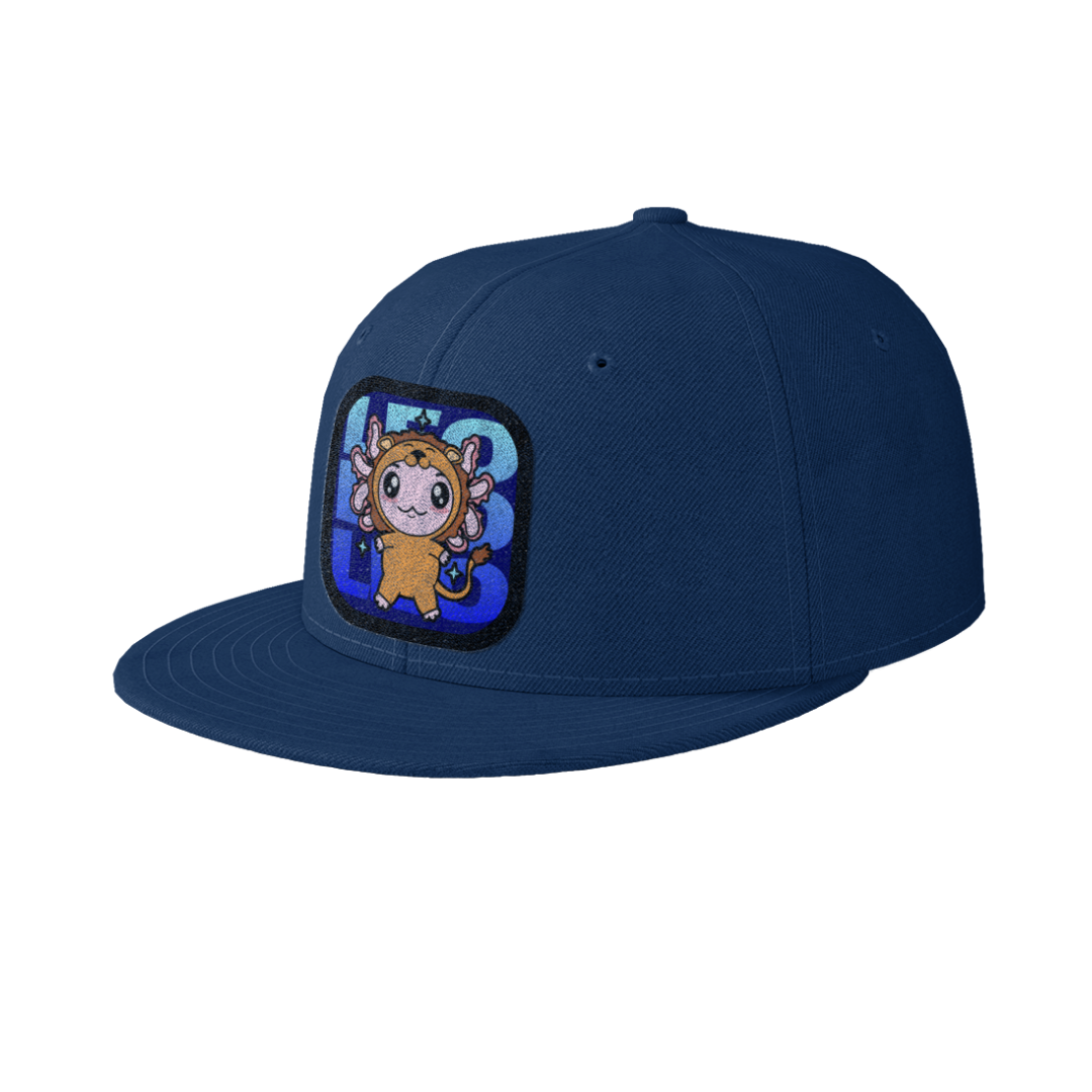Gorra Unisex Plana Axolotzin Horoscopos Leo Ajolote