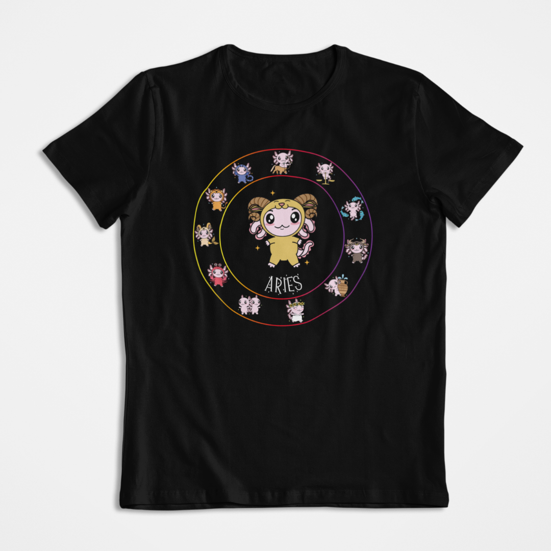 Playera Horoscopos Aries Axolotzin Ajolote