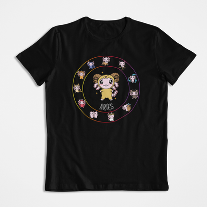 Playera Horoscopos Aries Axolotzin Ajolote