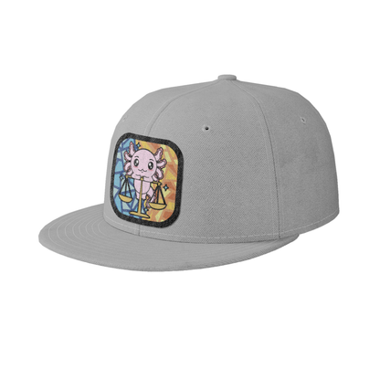 Gorra Unisex Plana Axolotzin Horoscopos Libra Ajolote
