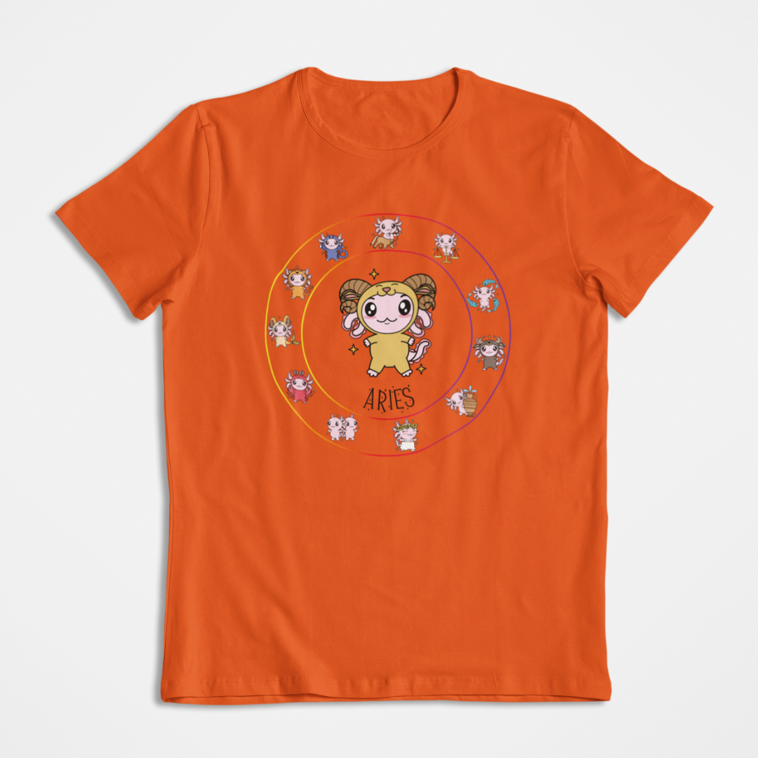 Playera Horoscopos Aries Axolotzin Ajolote