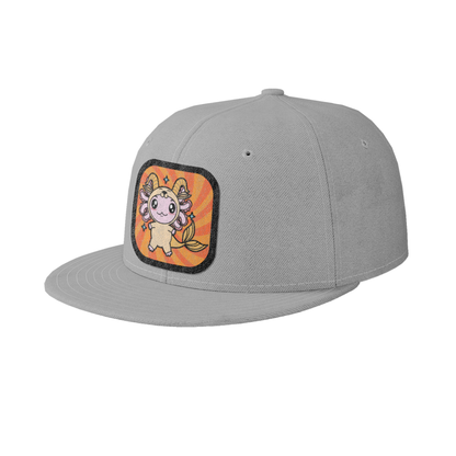 Gorra Unisex Plana Axolotzin Horoscopos Capricornio Ajolote