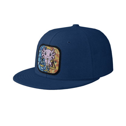 Gorra Unisex Plana Axolotzin Horoscopos Libra Ajolote
