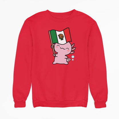 Sudadera Ajolote Y Su Bandera Xo The Monster
