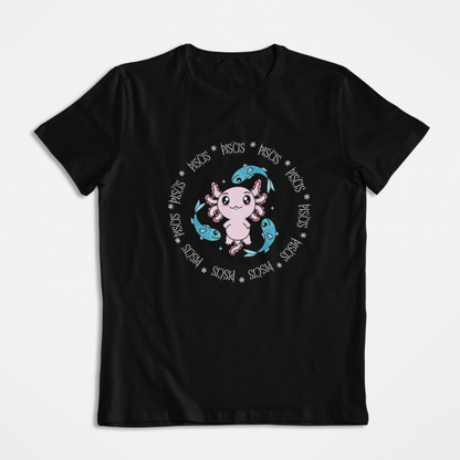 Playera Axolotzin Horoscopos Aro Piscis Ajolote