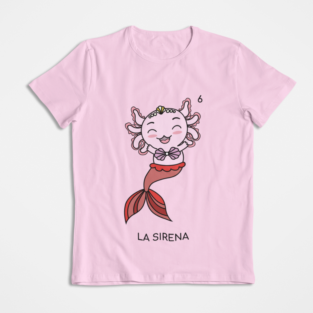 Playera Axoloteria La Sirena