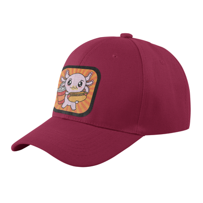Gorra Unisex Curva Axolotzin Comiendo Jocho