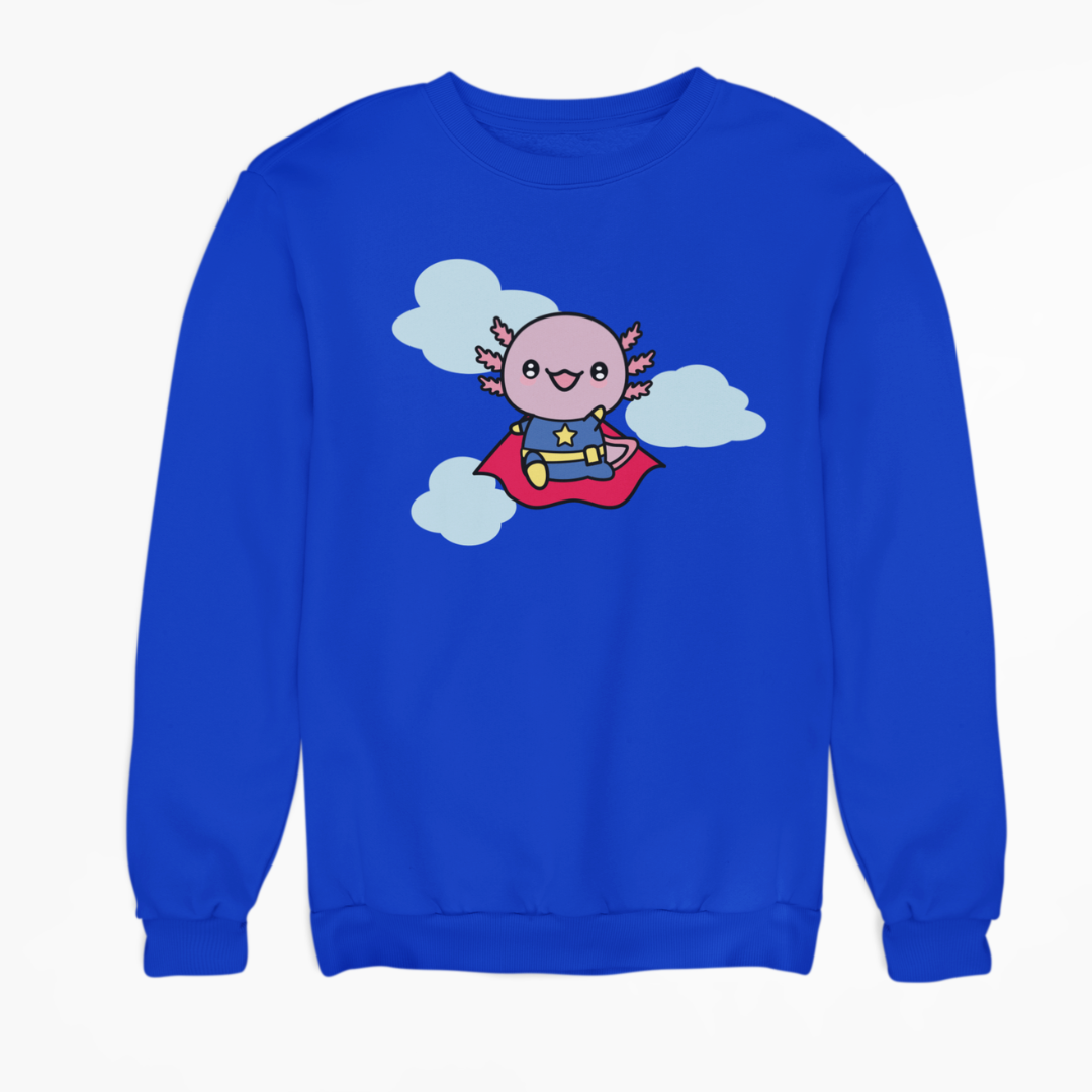 Sudadera Ajolote Super Heroe Xo The Monster