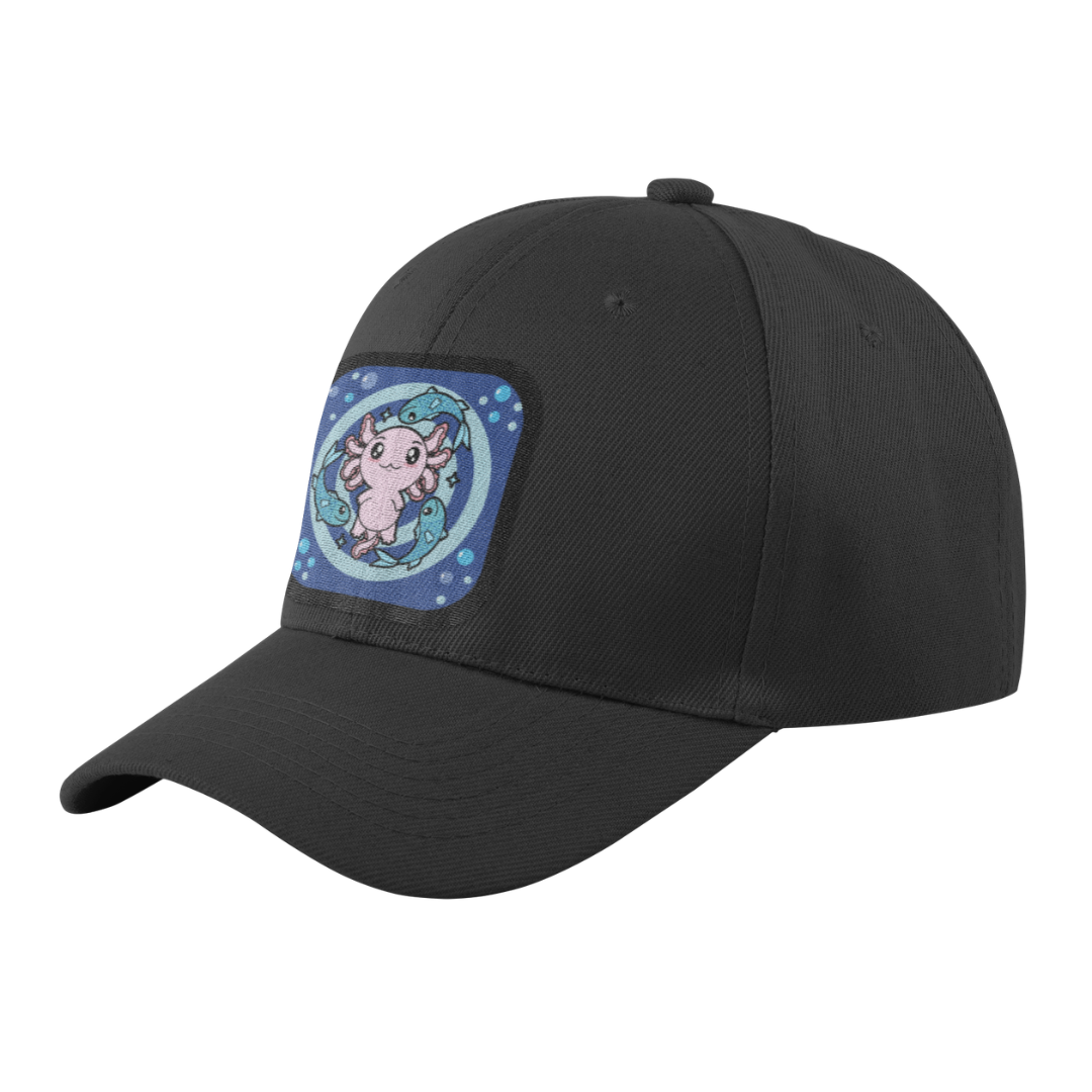 Gorra Unisex Curva Axolotzin Horoscopos Piscis Ajolote