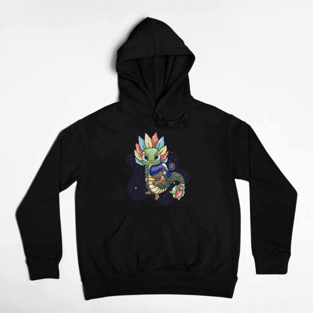 Hoodie Ajolotito Niña Y Quetzalcoatl Mirari Chan