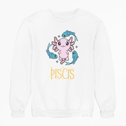 Sudadera Axolotzin Horóscopos Nombre Piscis Ajolote Unisex