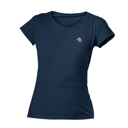 Playera Cuello V Axoloteria El Mariachi Ajolote Adulto