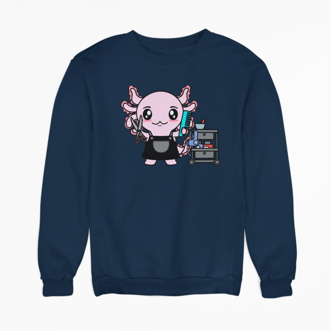 Sudadera Axolotzin Barbero Ajolote Unisex