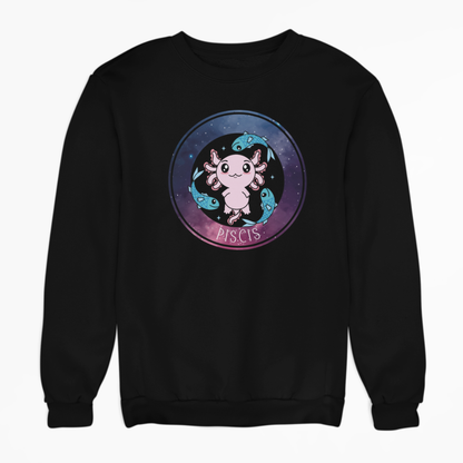 Sudadera Axolotzin Horóscopos Galaxy Piscis Ajolote Unisex