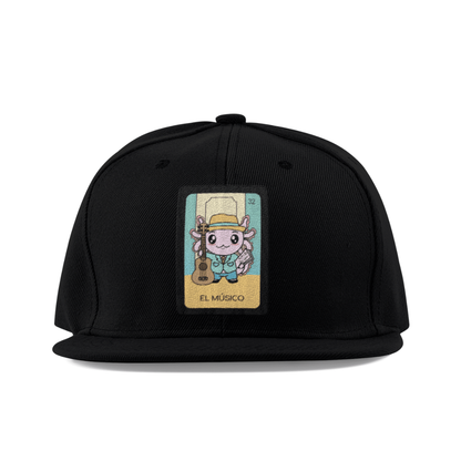 Gorra Unisex Plana Axoloteria El Musico Ajolote
