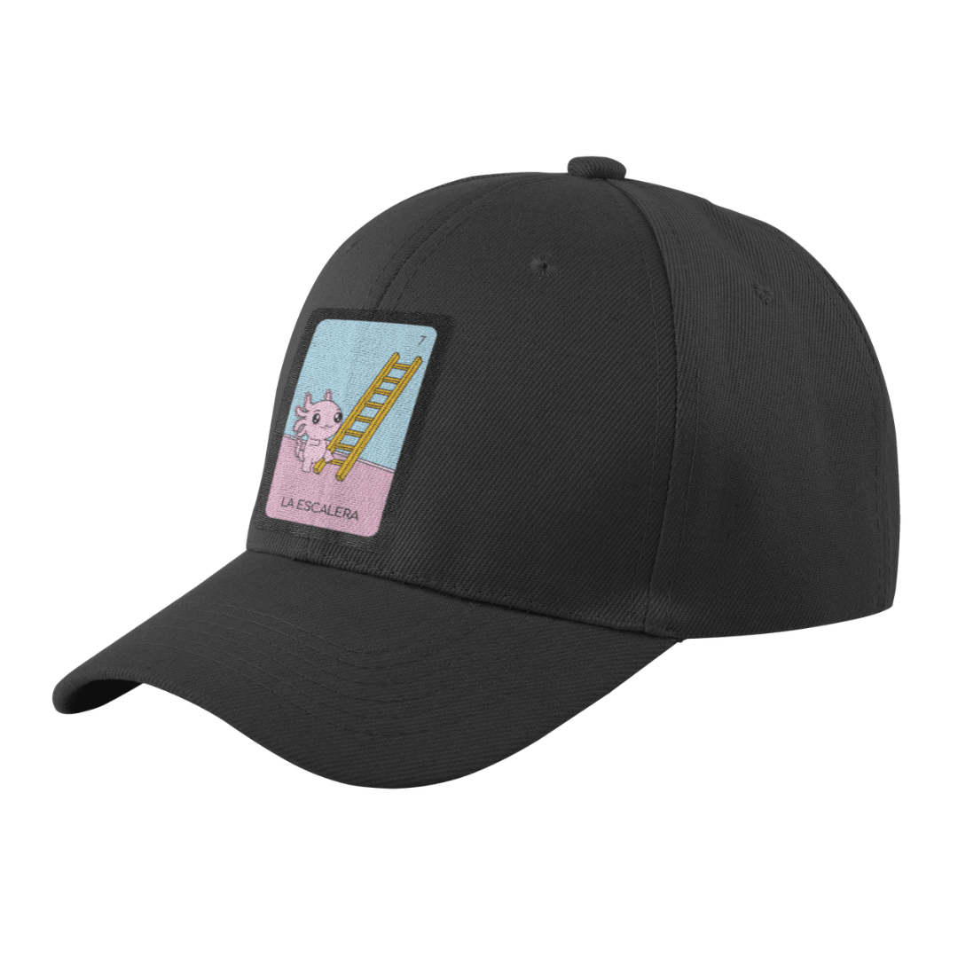 Gorra Unisex Curva Axoloteria La Escalera Ajolote