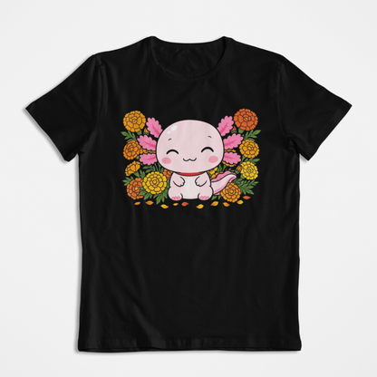 Playera Ajolotito Cempasúchil