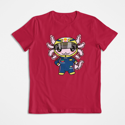 Playera Axolotzin Piloto De Carreras Ajolote