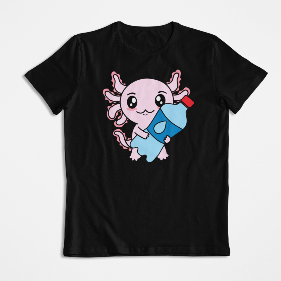 Playera Axolotzin Botella Agua Ajolote