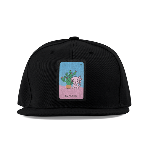 Gorra Unisex Plana Axoloteria El Nopal Ajolote