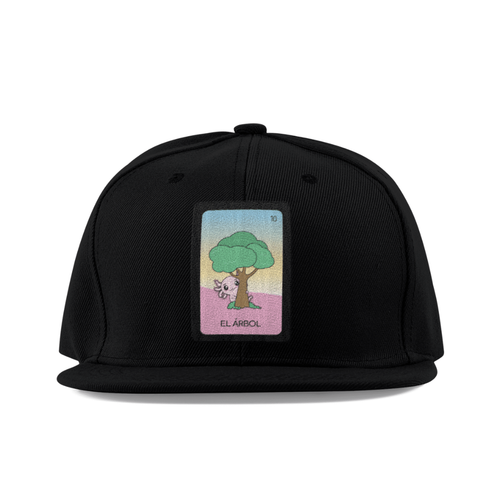 Gorra Unisex Plana Axoloteria El Árbol Ajolote
