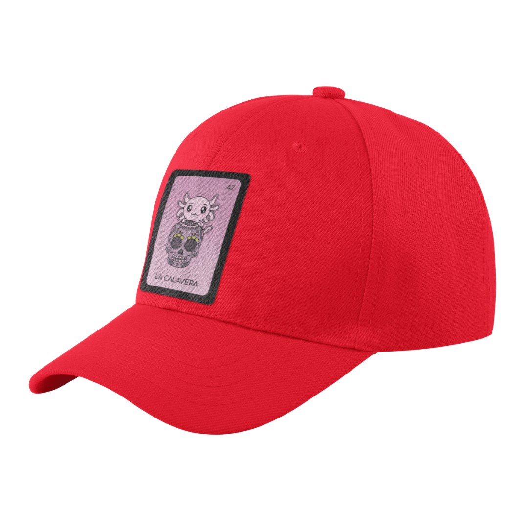 Gorra Unisex Curva Axoloteria La Calavera Ajolote