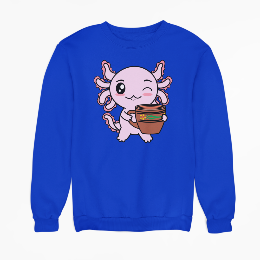 Sudadera Axolotzin Pulquero Ajolote Unisex