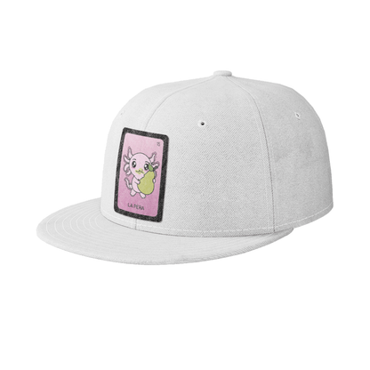 Gorra Unisex Plana Axoloteria La Pera Ajolote
